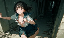 【Acorn】 廃墟で [AI Generated] 作品封面