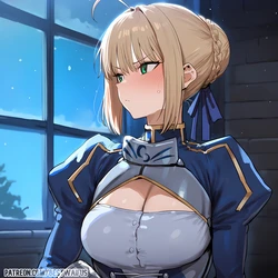 [Patreon] (BestWaifus) Saber [AI Generated] 作品封面