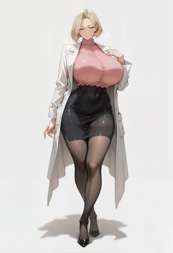 [BigMelons] オリヴィア・陽向 (保健室の先生) [AI Generated] 作品封面