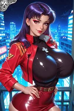 [ByTheBroken1] "Misato Katsuragi" from "Neon Genesis Evangelion" [AI Generated] 作品封面