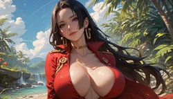 【euskyart】Boa Hancock (ONE PIECE) [AI Generated] 作品封面