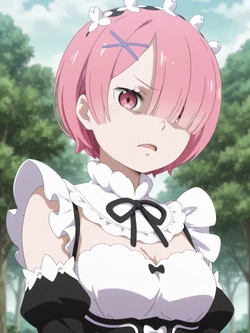 [Hurry-Workshop/Anivoice] Ram - Re:zero (64P) [AI Generated] 作品封面