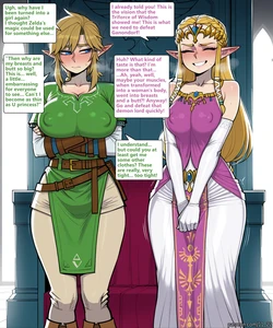[11_22] Genderswapped Link x Ganondorf Comic [English][AI Generated] 作品封面
