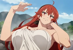 [Sticky] (77p) Mushoku Tensei - Adult Eris Onsen BBC [AI Generated] 作品封面