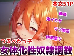 [saltワークス] つるぺたっ子女体化性奴○調教～友達たちに無理やり犯されて肉オナホマゾ開花しちゃう性転換ひよこ女子ちゃんの話 作品封面