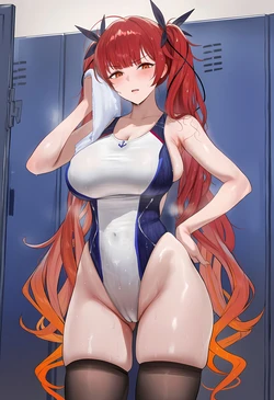 [Patreon] (cMonster) Honolulu (Swimsuit) x OLD MAN (AI Generated) 作品封面