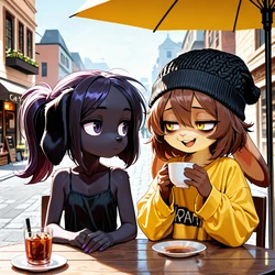 [picker] My cool girlfriend-Special Guests [AI Generated] 作品封面