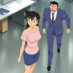 [mmmsssddd] Mouri Ran: The Worst Detective: Kogoro [AI Generated]