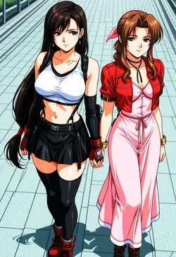 Aerith Gainsborough,Tifa Lockhart and others set2 [AI Generated] 作品封面