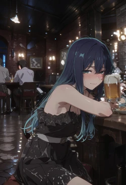 [Amakawa is reflecting.] [Oshi no Ko] Akane Kurokawa 90p [AI Generated] 作品封面