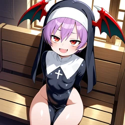 Akuma AI Lilith's Church Corruption [AI Generated] 作品封面