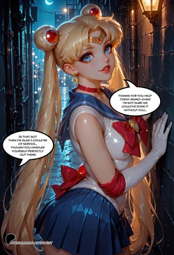 [LatentLust] Token of Gratitude | Tsukino Usagi | Sailor Moon [AI Generated] 作品封面