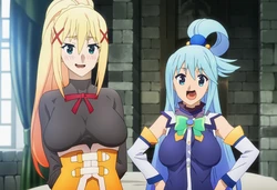 [Sticky] Konosuba - Darkness & Aqua 3P [ai generated] 作品封面