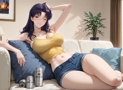 [AiFishBall] Misato Katsuragi 01 - Neon Genesis Evangelion (Patreon) [AI Generated] 作品封面