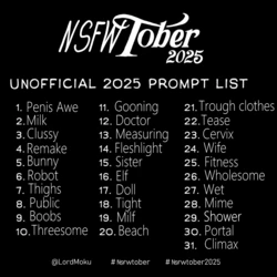 [SaucyMojo] NSFWTober 2025 (Ongoing)