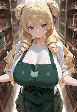 [マイネームルナ] Pregnant Belly Library Series Tenjouin Saki [Sample] [AI Generated] 作品封面