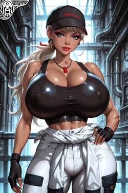 [ByTheBroken1] "Tsubasa Kawana" from "The Hundred Line" [AI Generated] 作品封面
