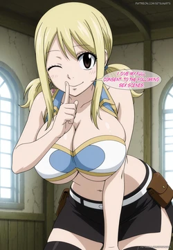 [Setsuna] Lucy Heartfilia (ルーシィ・ハートフィリア) (Fairy Tail) (Extras) 110P(Patreon) [AI Generated] 作品封面