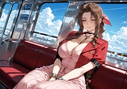 [Miyu] Aerith Gainsborough: Window Seat [AIGenerated] 作品封面