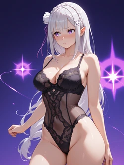 [Void_Men] 😻Emilia😻 Strip game and exclusive reward (Patreon) [AI Generated]