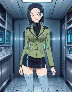 [Gravestone] Comoli Harcourt (Mobile Suit Gundam GQuuuuuuX) [AI Generated] 作品封面