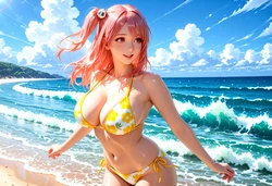[Allure Diffusion] - Dead or Alive (AI Generated) landscape 作品封面