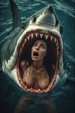 Shark Attack [AI Generated] 作品封面