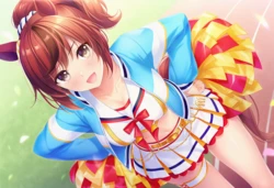 用马儿跳加油，但对象燃尽了 (Uma Musume) 【AI Generated】 作品封面