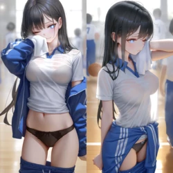[幻想支線︱愛と夢物語] 妊娠中の彼女と「痩身」 [AI Generated] 作品封面