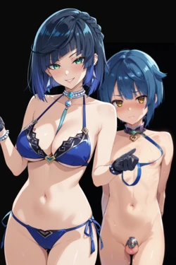 [McAI69] Yelan x Xingqiu SPH NTR  [AI Generated] 作品封面
