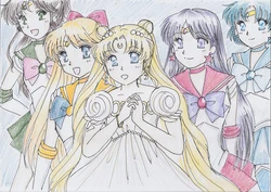 sailor moon art compilation 作品封面