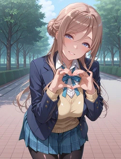 (Oki Senpai) 🍈🍈姫崎莉波 Himezaki Rinami(Patreon) (AI Generated) 作品封面