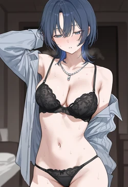 [Myuto] Hiodoshi Ao [AI Generated] 作品封面