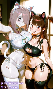 Yuuki Ai Two characters test [AI Generated] 作品封面