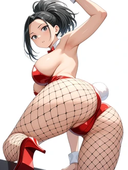 [pantyless] Momo Yaoyorozu - My Hero Academia (Patreon) [AI Generated] 作品封面