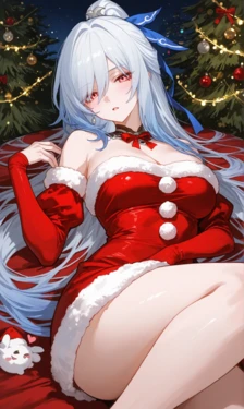 [Reiji] Jingliu (Honkai Star Rail) – Christmas Night [AI Generated] 作品封面