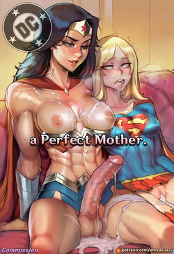[Amadeus_V] WonderWoman x Supergirl: a Perfect Mother (Futa on Female) [AI Generated Comic] 作品封面