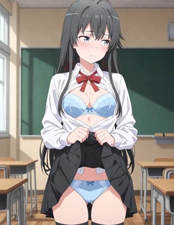 [AI Generated] ゆきのんは弱みを握られた 作品封面