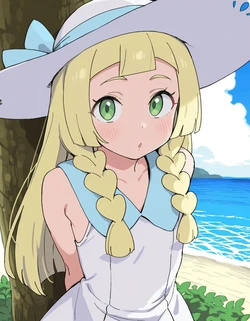[雷門AIショップ] リーリエ アローラのビーチ Lillie [AI Generated]