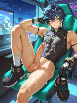Kinich's Bedroom Encounter（Ⅰ） [AI Generated] 作品封面