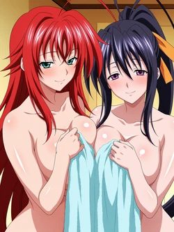 ANIPAI - Rias Gremory & Akeno Himejima - Highschool DXD [96 pics / Full Set + Extras] [AI Generated] 作品封面