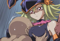[Pixiv] 与党野党/YotouYatou (50519969) - Yu-Gi-Oh! — Gagaga Girl vs. Rarasundaru Satomata [AI Generated] 作品封面