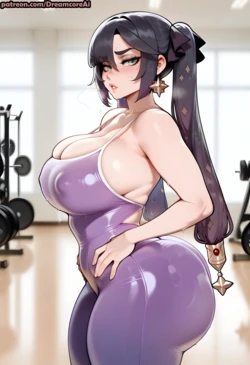 DreamcoreArt - Mona (Genshin Impact) (Patreon) (AI Generated) 作品封面