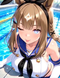 umalewd - Almond Eye (Shimakaze costume) [AI Generated] 作品封面