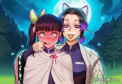[Zuton] Kochou Shinobu x Tsuyuri Kanao (Patreon) [AI Generated]