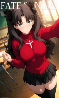 [wen] Tohsaka Rin [AI Generated] 作品封面