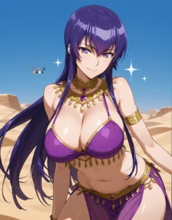 [EternoAI] Saeko Busujima 🔞 | HotD + [EXTRAS] | Saeko Belly Dancer (2025-05-14) [AI Generated] 作品封面