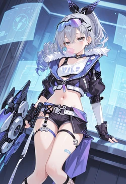 [Sinosaa] Silver wolf 銀狼 [AI Generated] 作品封面