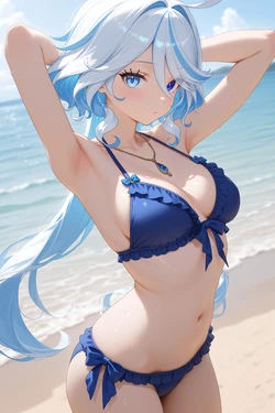 [Ankake Nameko] Furina 水着 [AI Generated] 作品封面