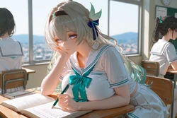[DreamLine] Play a prank on a female student (Patreon) [AI Generated] 作品封面